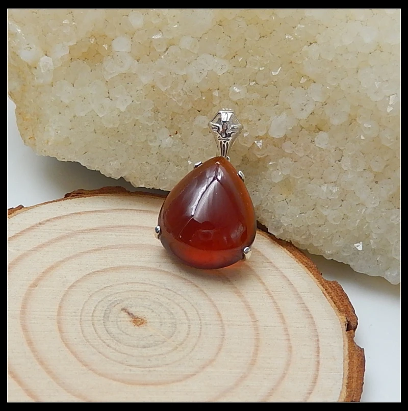 

Female pendant Super transparent Natural Stone Garnet Christmas Gifts Ornaments Women 925 Sterling Silver Beauty Short Pendant