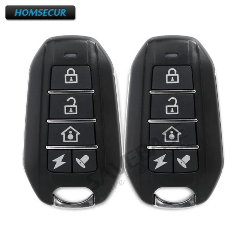 

HOMSECUR Wireless Remote Control 2Pcs for 433Mhz GSM Alarm System C4