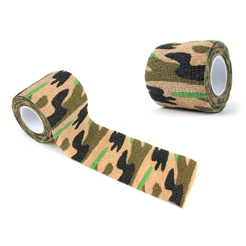 

5cmx4.5m Camping Camo Outdoor Hunting Shooting Tool Camouflage Stealth Tape Waterproof Wrap Durable Army
