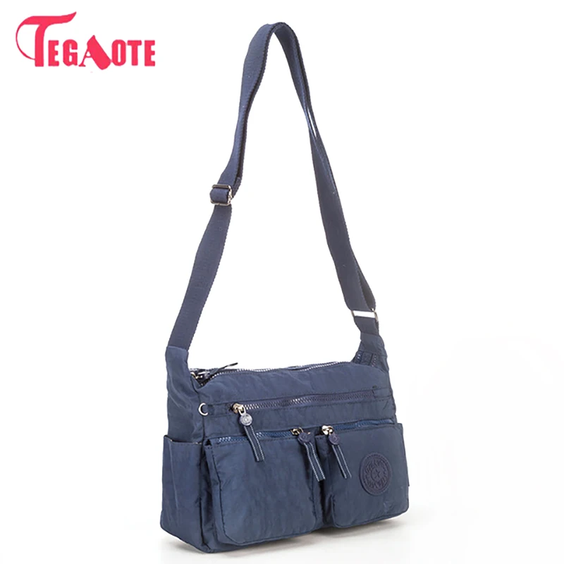 Buy TEGAOTE Luxury Women Messenger Bag Nylon Shoulder Bag Ladies Bolsa Feminina Waterproof Travel Bag Women s Crossbody Bag