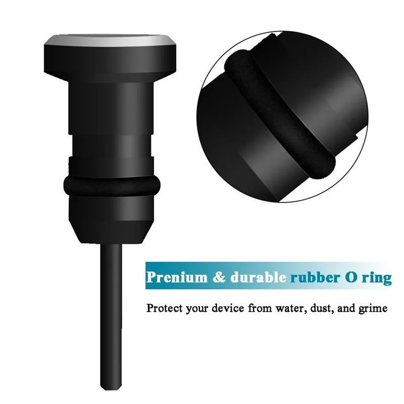 Комплект алюминиевых пылезащитных заглушек USB C для зарядного устройства 3 5 мм