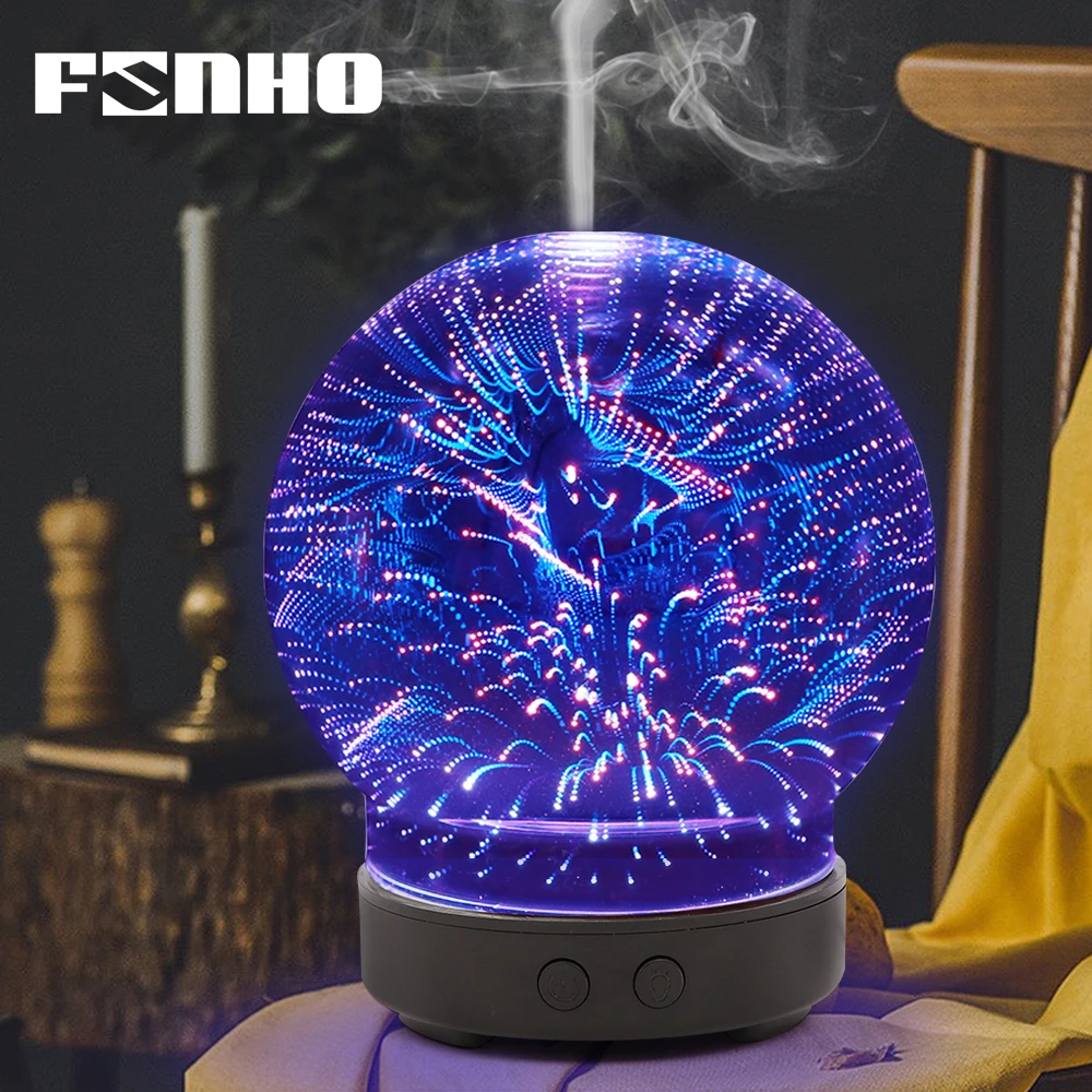 FUNHO Арома эфирное масло диффузор креативный волшебный ароматерапия 3D стекло