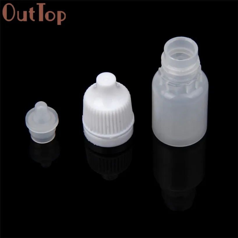 OutTop косметическая упаковка 50 шт. 5 мл пустой Пластик сжимаемые капельницы глаз Liquid капельница для снятия моющее бутылки 18mar29