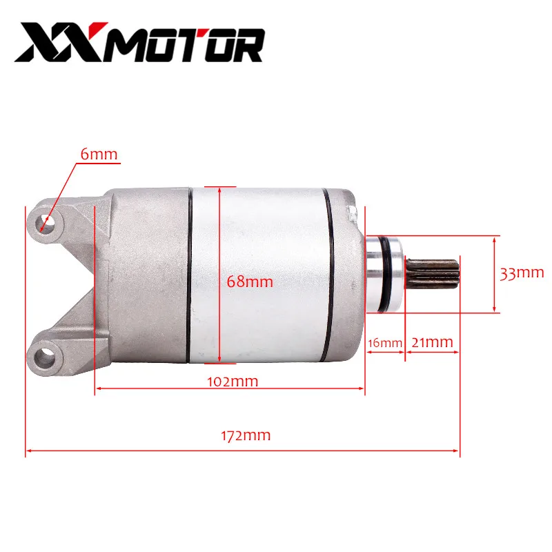 Стартер мотоцикла детали двигателя стартер для Honda CB400 1992 1993 1994 1995 1996 1997 CBR400 NC23 CB 1