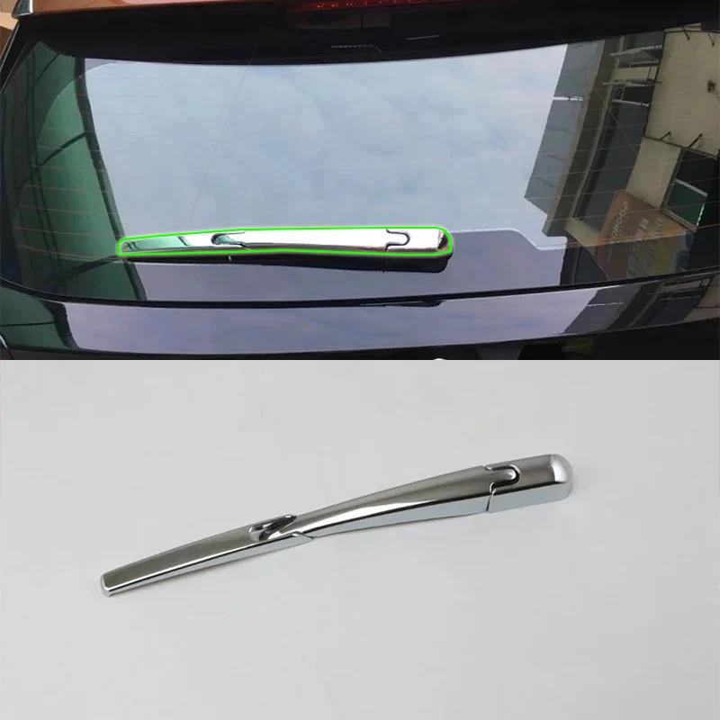 

OUBOLUN exterior car accessories Car body kits ABS chrome rear wiper cover For Peugeot 4008 2016