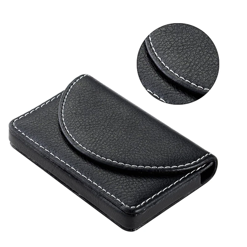 Brand new 2016 Fashion leather Business Name ID Credit Card Mini Box Pocket Wallet Case Holder L09663
