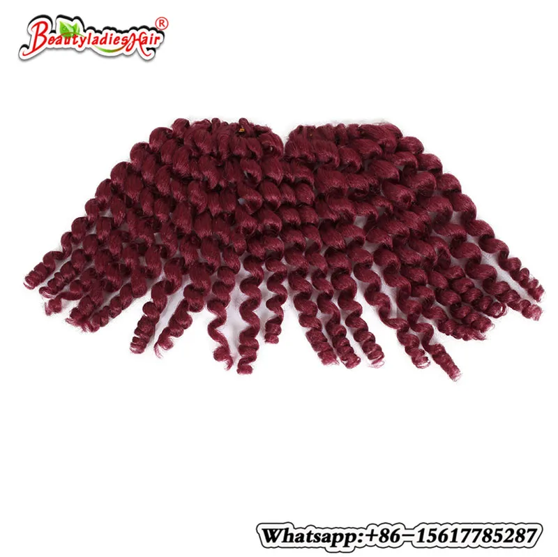 Alizing короткие Ombre палочка кудри твист кос крючком волос 3 пакетов/лот отказов 8