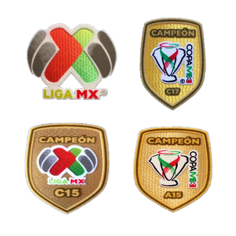 

MX League Champion C17 C15 C16 A16 A15 Patch Printing Patches Badges, Football Hot Stamping Patch Badges