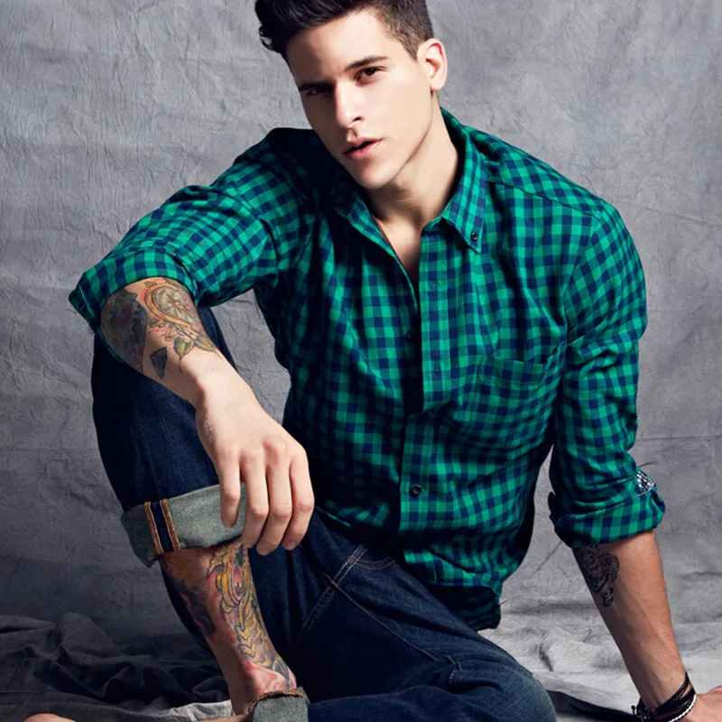 Compra camisas para hombre invierno online al por mayor de