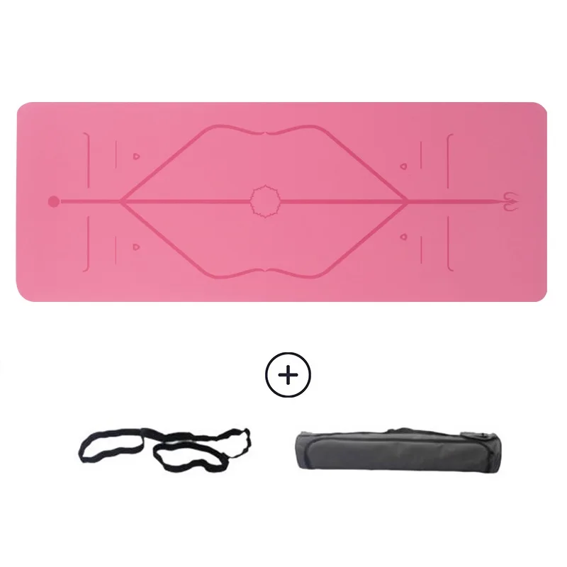 

Good anti-skid design effect PU large eco-friendly yoga mat natural rubber comfortable portable yoga mat backpack set