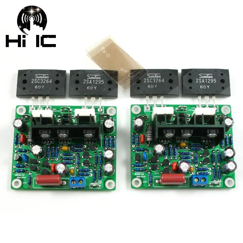 

2PCS LAPT 2SA1295 2SC3264 100W*2 2 Channels Audio Power Amplifiers Board Diy Kit /Finished Product New Version For Sanken