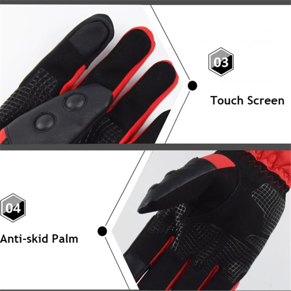 Новое поступление 1 пара Suomy зимние теплые мотоциклетные перчатки мужские перчатки для мотокросса с сенсорным экраном из микрофибры Guantes Moto