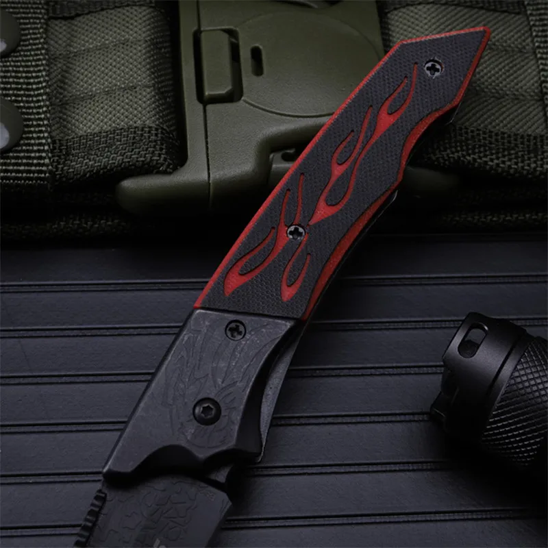 Knife Butterfly Sale Rushed New Arrival Hunting Folding G10 Handle Camping Pocket Survival Rescue Tactical Knives Tool Gift