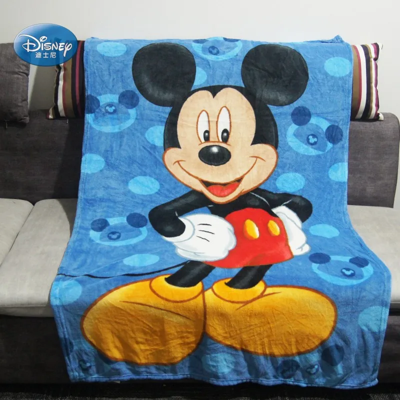 Disney Big Mickey Mouse Коралловая флисовая летняя накидка для сна мальчиков покрывало 100x150