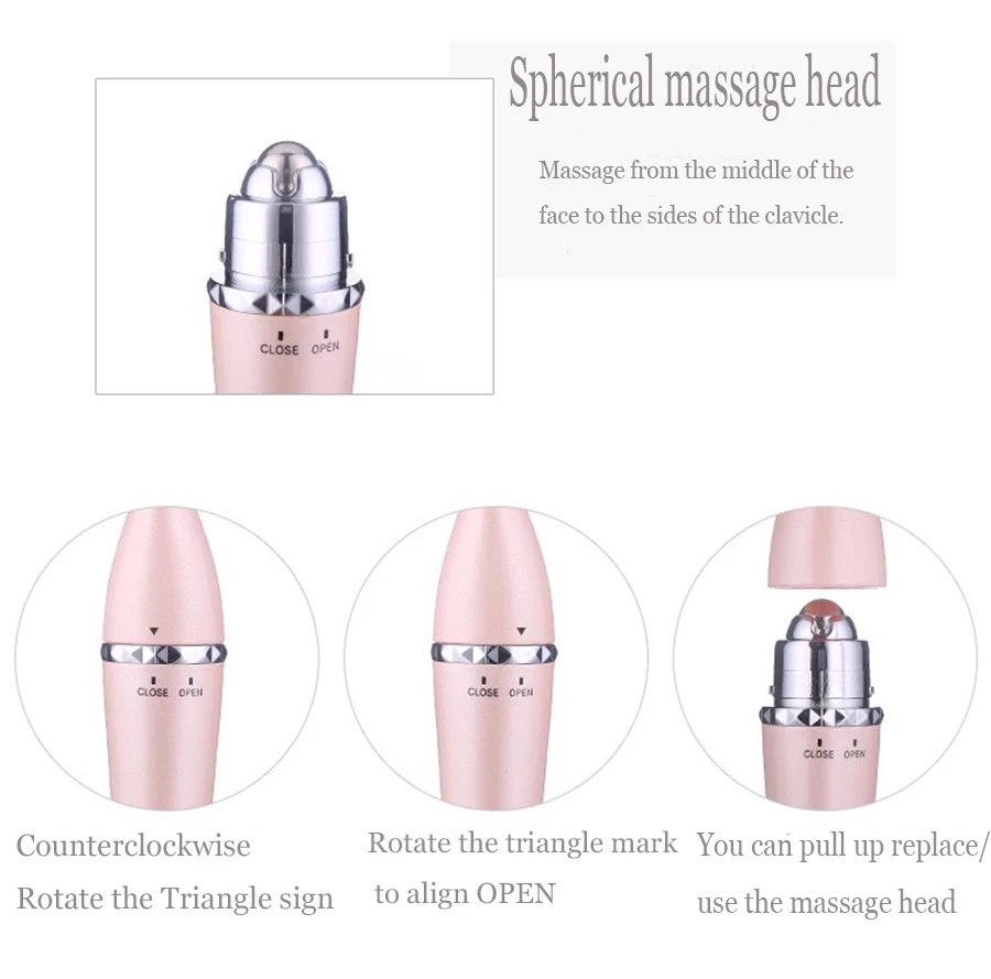 Günstige 3in1 Gesicht lift Roller Massager Für Gesicht Hebe Falten Entfernen Körper Abnehmen Gesicht Massage Instrument Schönheit Werkzeug