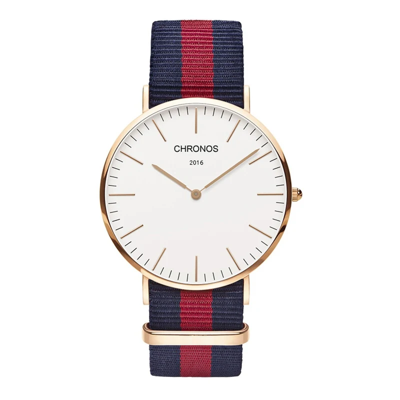 Часы Chronos мужские простые кварцевые с кожаным ремешком|watch stick|watch trackerwatch logo |