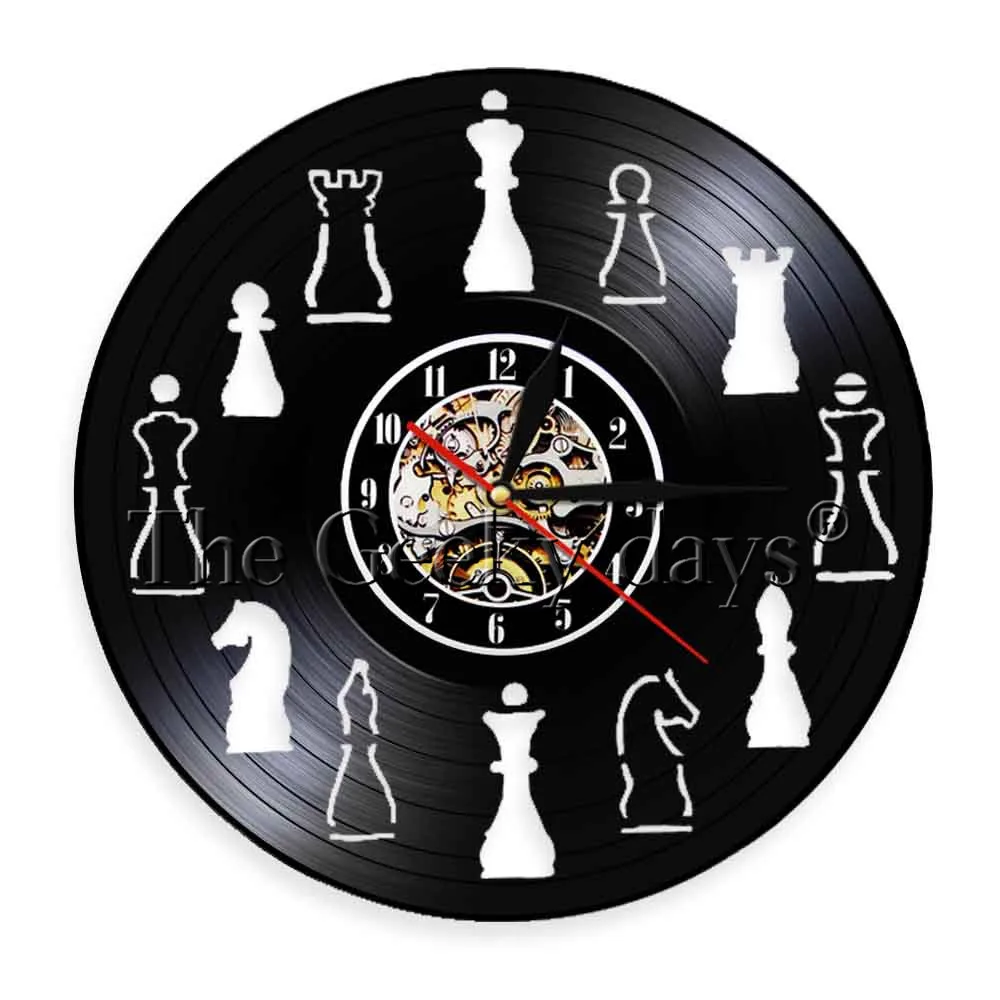 Количество циферблатов в шахматных часах. Настенные шахматные часы. Часы в шахматном стиле. Часы из виниловых пластинок. Часы в стиле шахмат.
