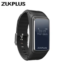Zukplus Smart Watch Z1 Bluetooth Earphone Wristband OLED Screen Heart Rate Monitor Active Tracker Sports Bracelet Smartwatch