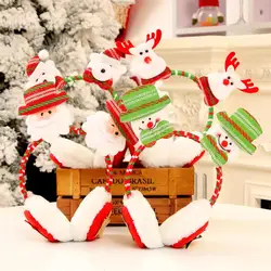 2019 новые наушники для взрослых детей Рождественский Снеговик Санта Клаус зимние теплые наушники ухо рождественские подарки меховые