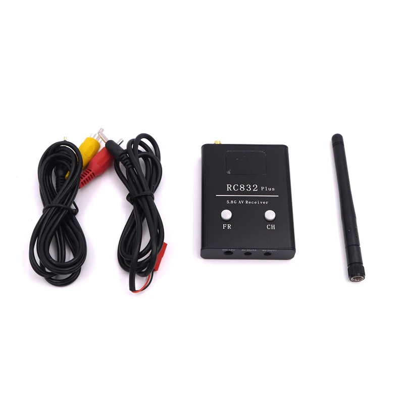 

FPV Newest RC832H Receiver 5.8G 48CH 600mw Aerial Photography 5.8GHz AV Receiver System With A/V and Power Cables