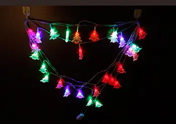 

2pcs 5Meters Led Christmas tree Multi color Lamp String Strap Garland Christmas Tree Holiday Venue Decoration