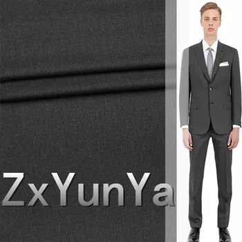 

2017 new 148cm suit wool fabric 90% high quality wool pure gray royal craft suit wool fabric clothing trousers fabric