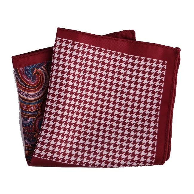 MPK-052pocket square Портной Смит дизайнер Карманный квадратный модный платок Пейсли Цветочный плед Stye Hanky 9 цветов на выбор - Цвет: MPK-052pocket square