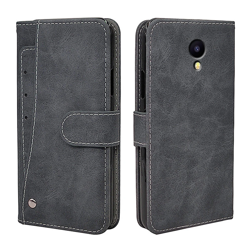 

Luxury Vintage Case For Meizu M5c M5s Case Flip Leather Silicone Wallet Cover For Meizu A5 funda TPU With Card Holder