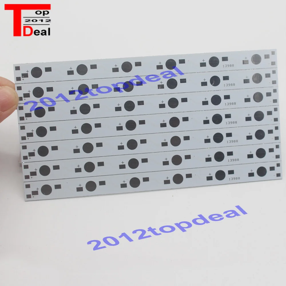 50 шт. алюминиевая печатная плата 140 мм x 16 для светодиодов 6x1 Вт 3 5 Вт|3w pcb|led 16mm3w pcb led |
