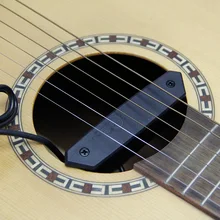 Skysonic Т-902 пьезо Хамбакер Пикап soundhole оснащена микрофоном, чтобы собрать прослушку на гитаре держатель гитарный медиатор 