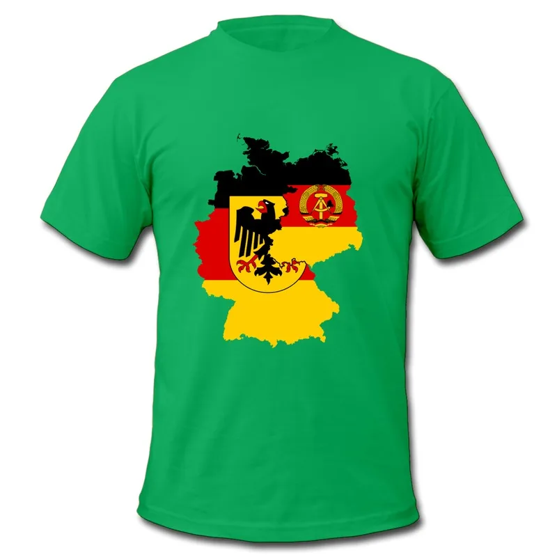 Custom Slim Fit Tee Shirt Boy German flag map Love Class for Mans Fitted | Мужская одежда