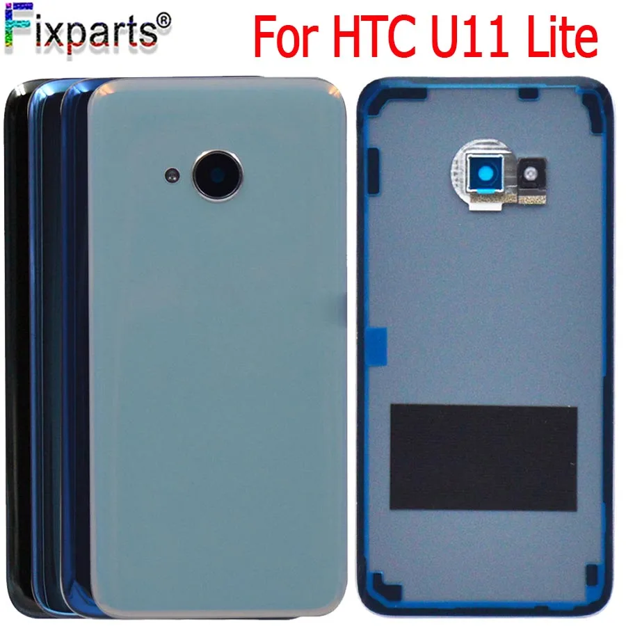 Новинка 5," для htc U11 Lite крышка батареи с объективом камеры стеклянная дверь задняя крышка корпус чехол для htc U11 Life задняя крышка