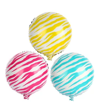 

50pcs zebra balloon 18inch 3 color wholesale wedding birthday event kids children day dacoration