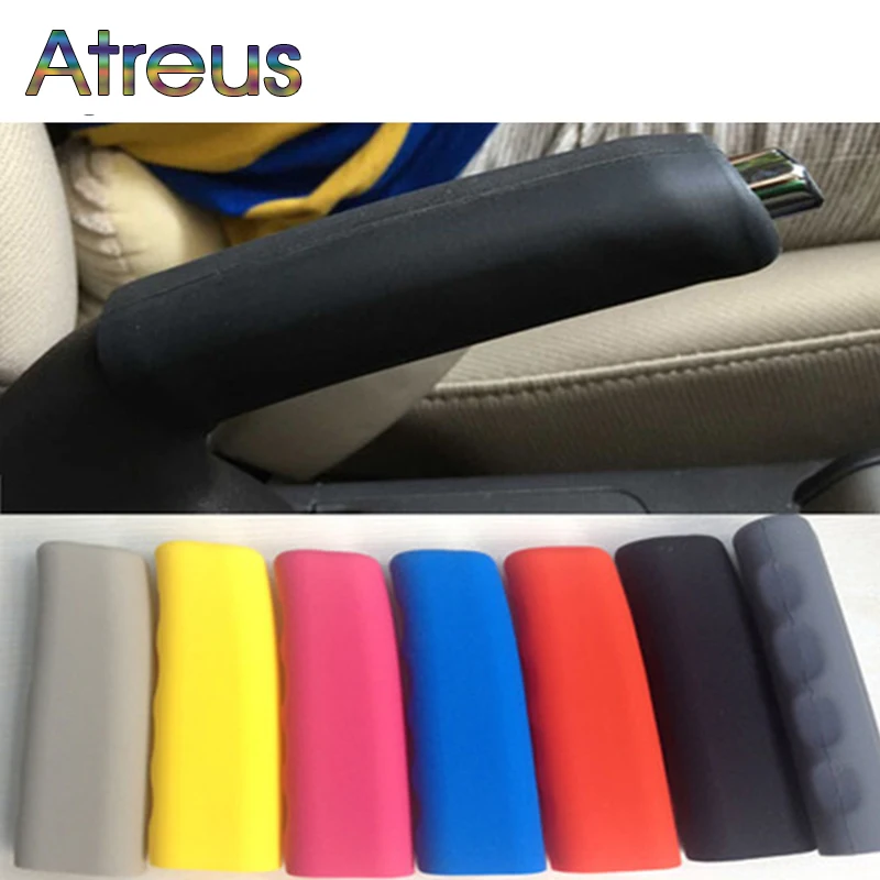 Atreus1pcs силиконовые Нескользящие чехол для ручного тормоза автомобиля Peugeot 307 206 407