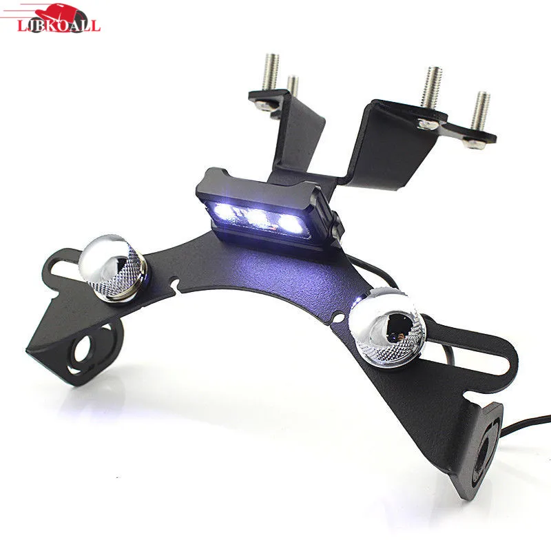 Aluminium Fender Eliminator Registration Plate Bracket Mount License