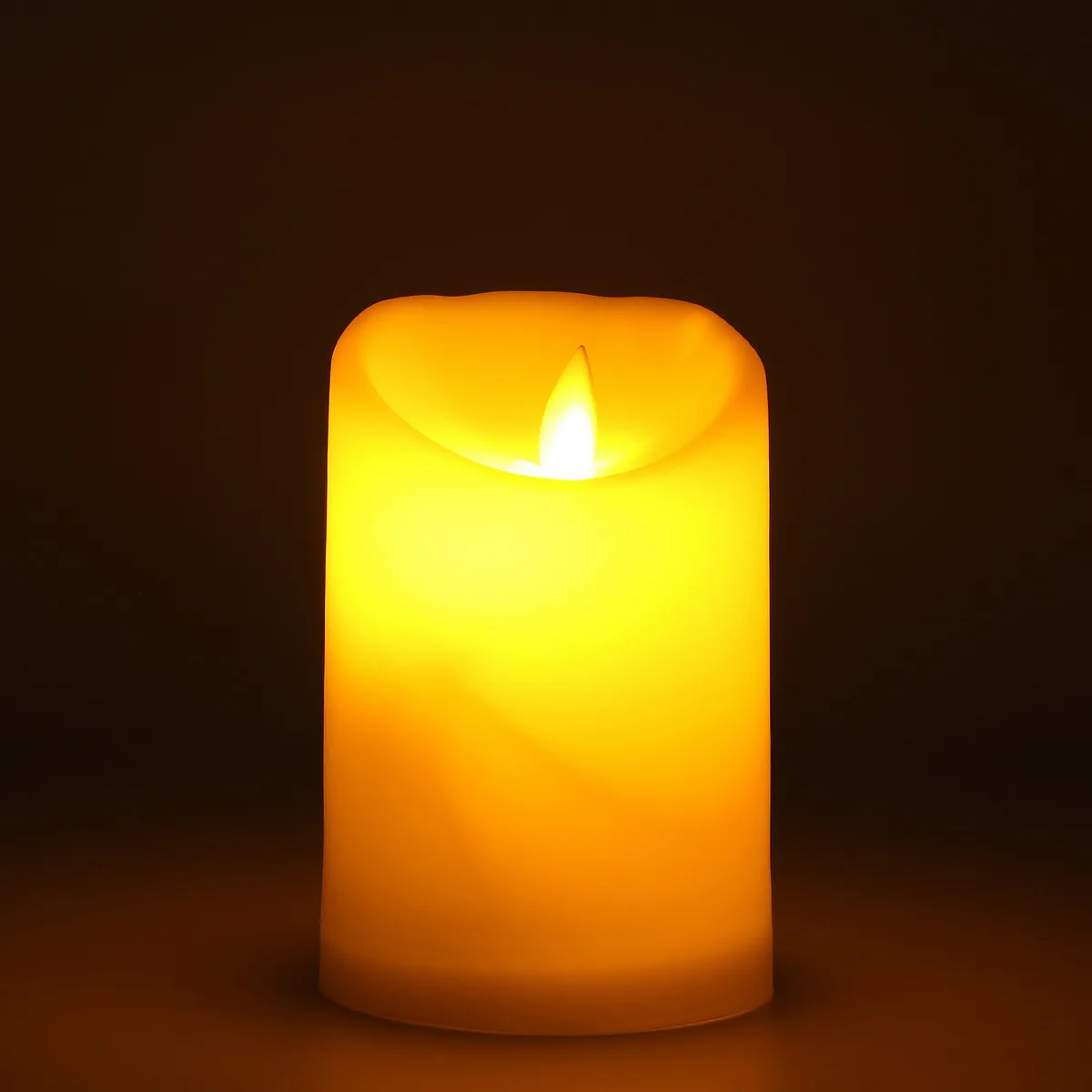 

Jiguoor Romantic Electronic LED Flameless Flickering Simulation Candle Night Light 11.5*7.5cm