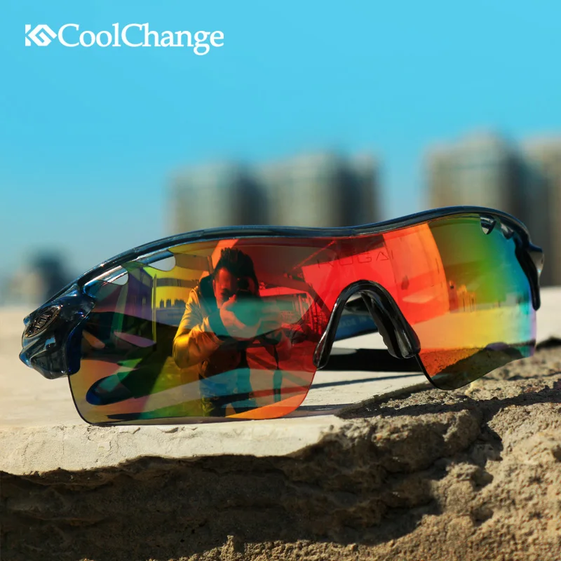 CoolChange поляризационные спортивные солнцезащитные очки велосипедные для горного