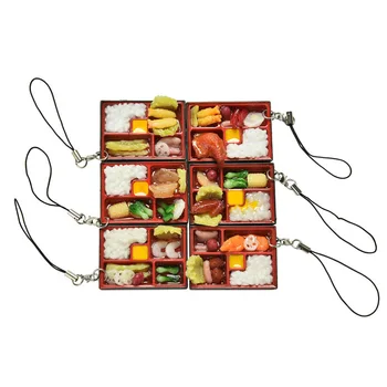 

1PCS Plastic Japanese Food Mobile Phone Strap Simulation Sushi LanyardBag Accessories &Ornament