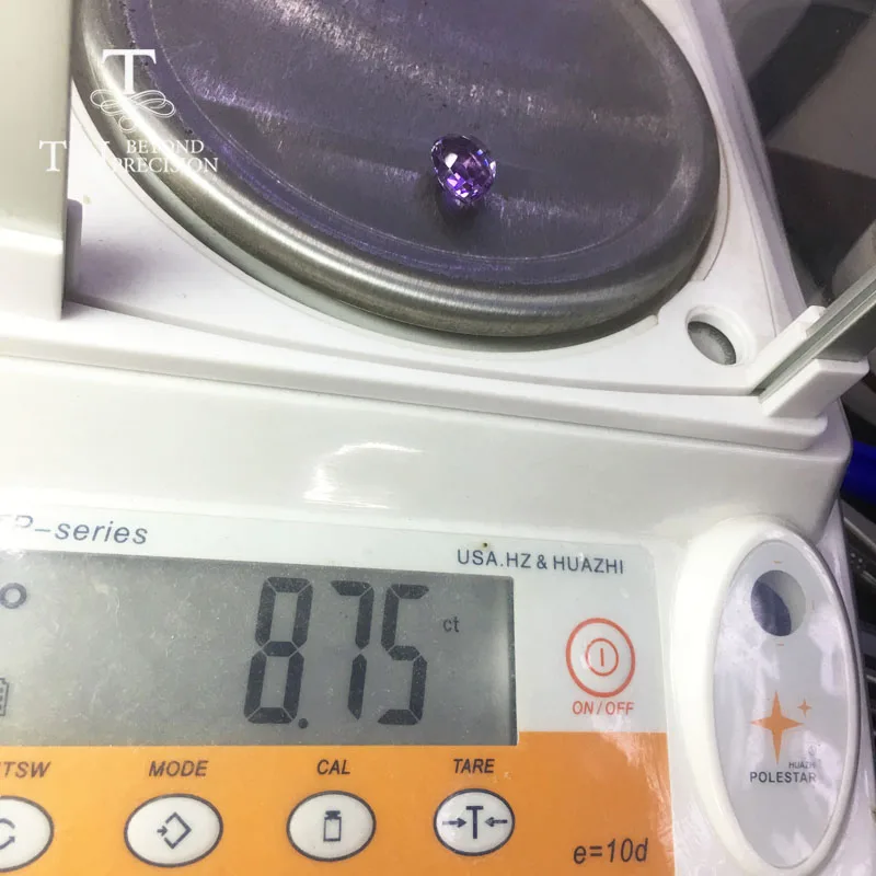 Tbj 100% натуральный бразильский аметист груша 12*16 мм 8.75ct Обрезка брикетов
