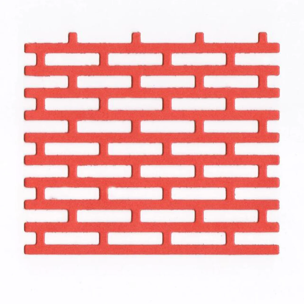 

Brick Wall Cutting Dies Stencils for DIY Scrapbooking Album Paper Card Decorative Craft Embossing Die Cuts New 2018