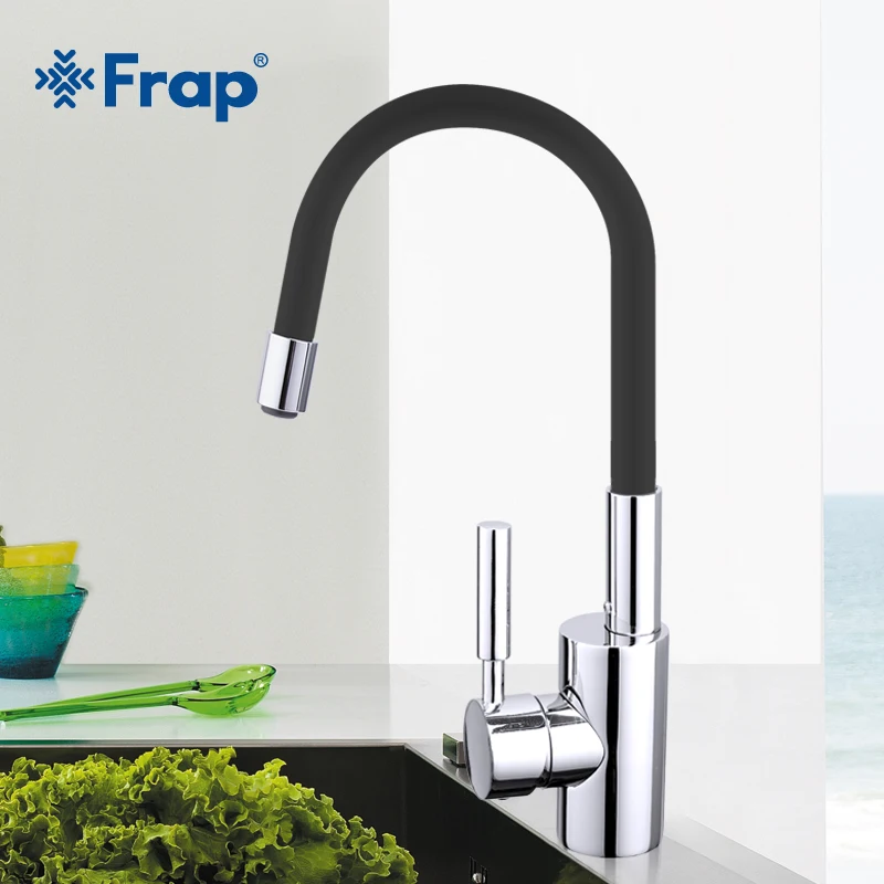 Frap New Arrival 7-color Silica Gel Nose Any Direction Rotation Kitchen Faucet Cold and Hot Water M - 32793751081
