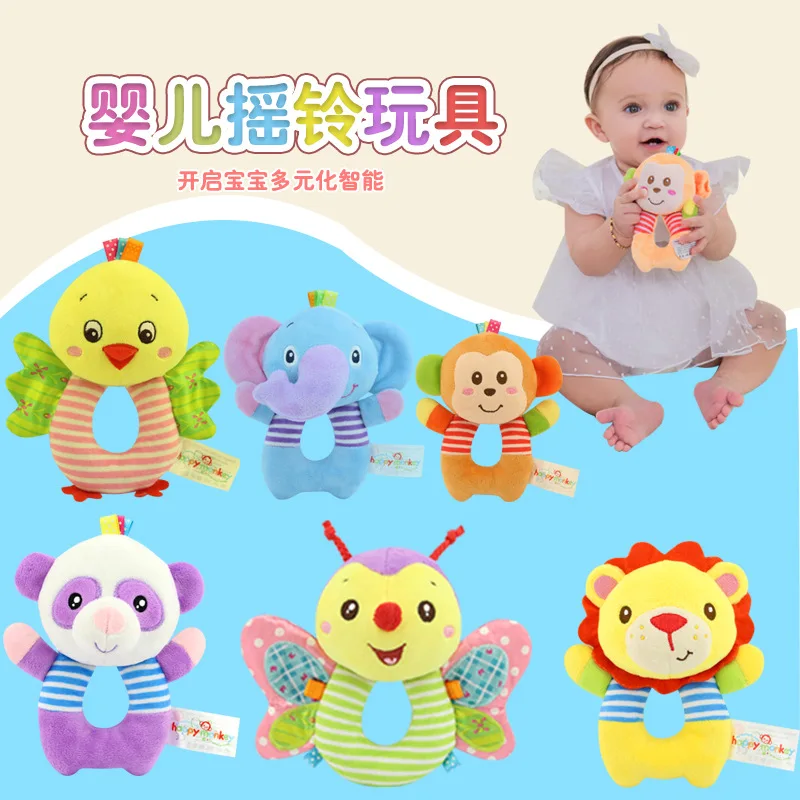 

toys for baby 0-12 month toddler animal monkey lion toys rattle