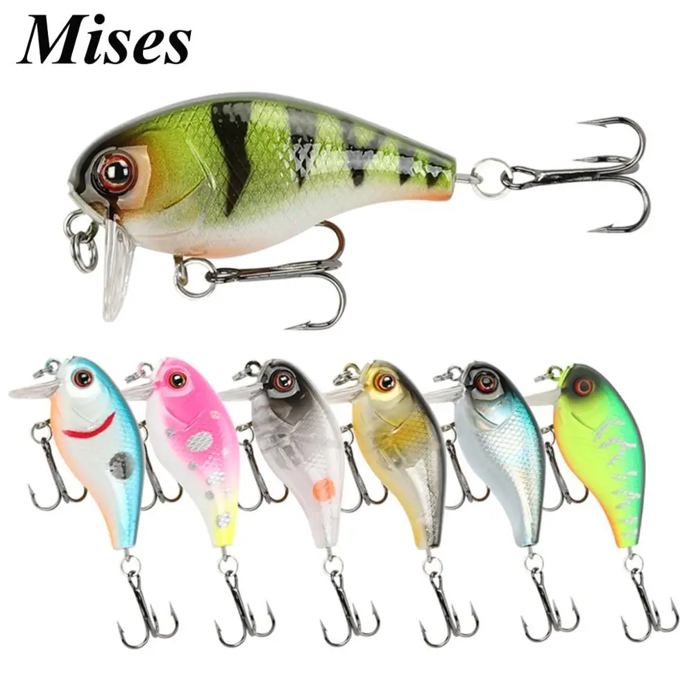 

Mises 3.8cm 4.6g Twelve Colors Mini Floating Bionic Crank Little Fatty Lure Artificial Hard Bait Fishing Lure Fishing Tackles