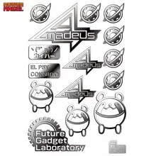 15pcs/set Janpanese Anime Steins Gate 3D Metal Stickers for Phone Sticker Laptop Decal DIY Toy Stickers 15pcs/set Janpanese Anime Steins Gate 3D Metal Stickers for Phone Sticker Laptop Decal DIY Toy Stickers
