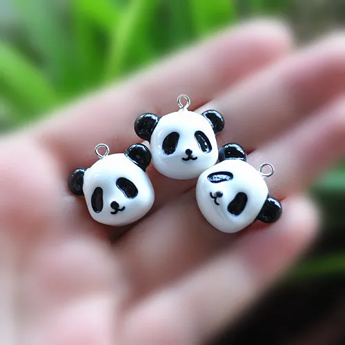 

resin charms necklace panda pendant for DIY Necklace/Bracelet