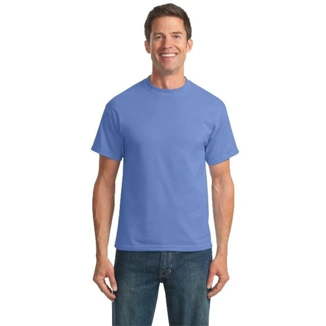 Port & Co PC55 Core Blend Tee Carolina Blue - Large