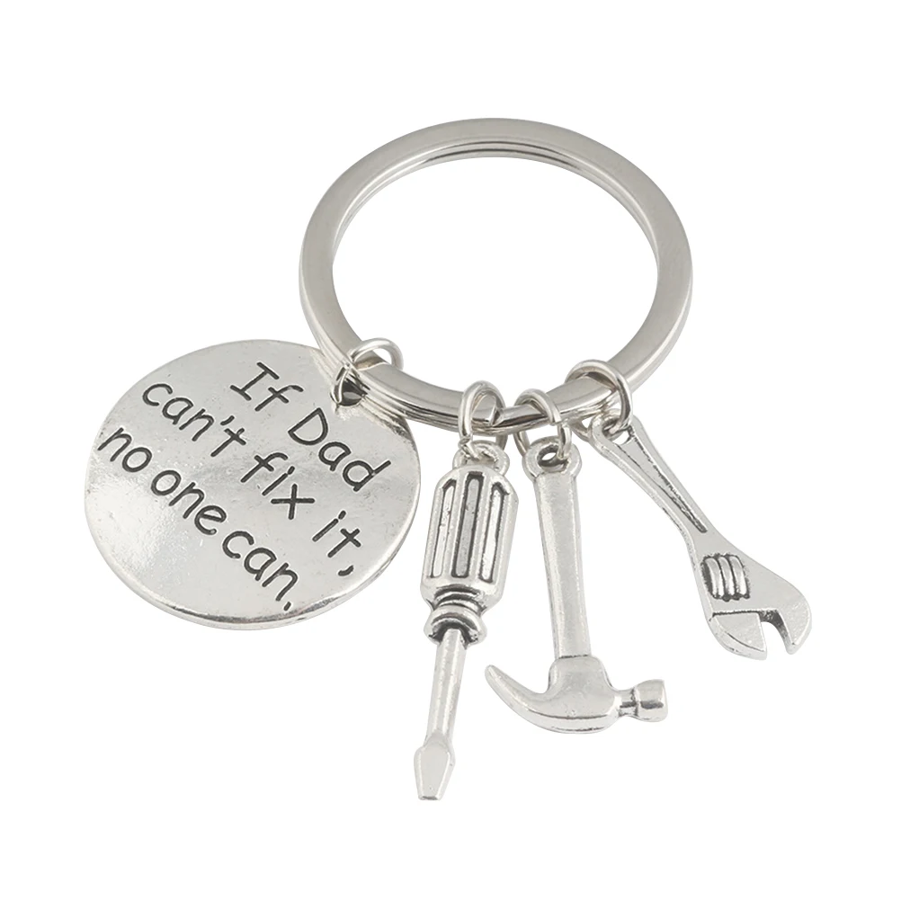 Creative Gifts Mini Hammer Tools Keychains Key Rings for Father Boyfriend