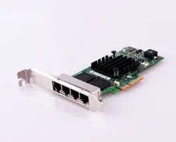 Сетевая карта PCI-Express PCIe X4 четыре RJ45 Gigabit Порты сервер адаптер NIC I350-T4