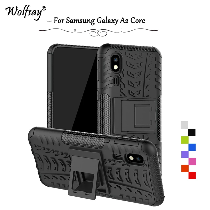 

For Samsung Galaxy A2 Core Case Shockproof Armor Rubber Hard PC Phone Case For Samsung Galaxy A2 Core Cover For Samsung A2 Core