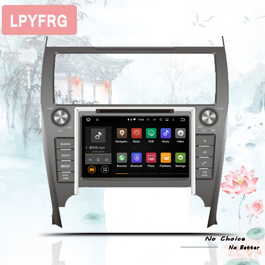 

8" Android9.0 4+64 Car Radio DVD GPS Navigation Multimedia Player For TOYOTA CAMRY European American 2012-2019 Auto Audio System